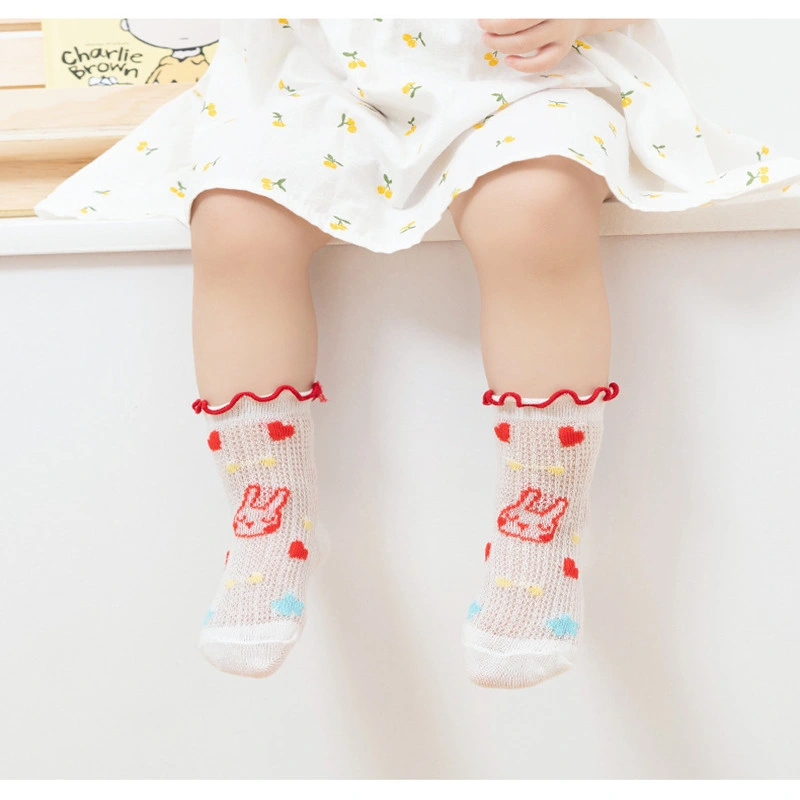 Cute Socks for Kids Baby Cotton Summer Ankle Socks Breathable Thin Socks