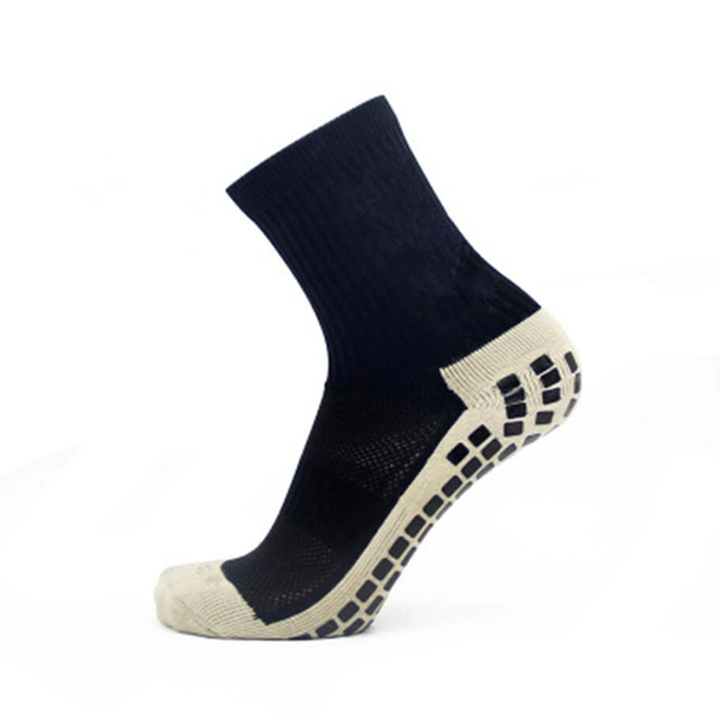 Anti Slip Football Soccer Sports Socks Unisex Men Women Soccer Socks Calf Short Sock with Rubber DOT Thick Cotton Bottom Anti Skid Breathable Wbb15131