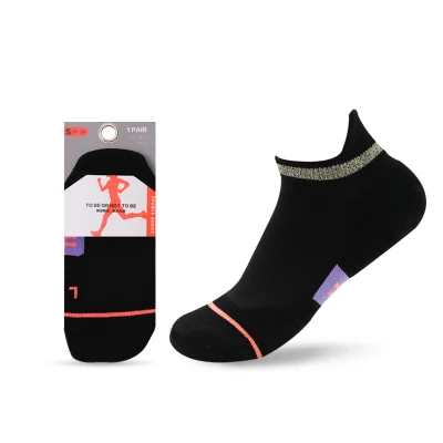 Calcetines de compresión con logotipo personalizado, calcetines cortados al tobillo, calcetines de moda con soporte para el arco, calcetines cortos, calcetines de algodón para mujer